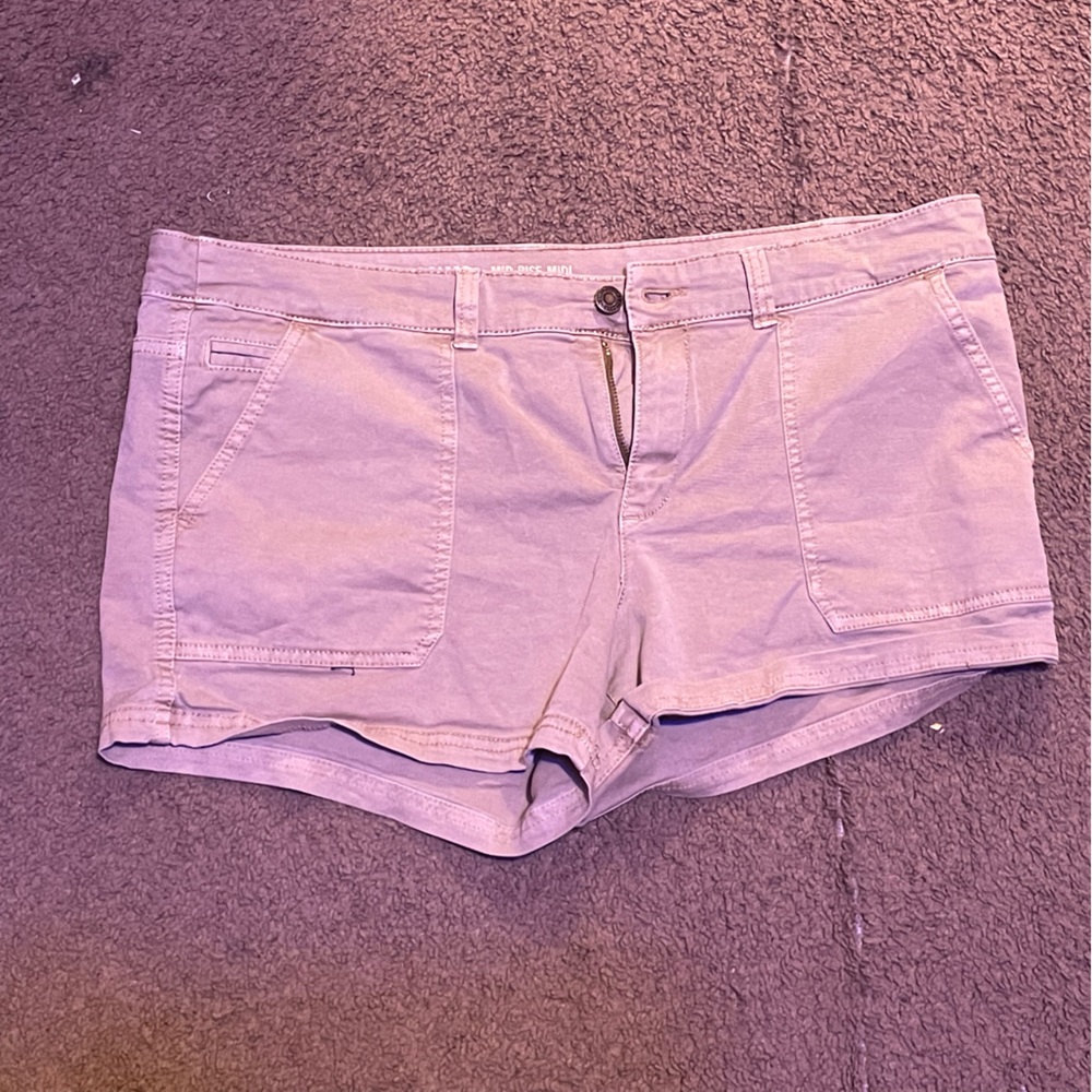 Women's Casual Cargo Brown Shorts